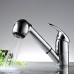 XiYunHan Stainless Steel Single Handle Pull Down Kitchen Faucet Pull Out Kitchen Faucets - B07FDV655T